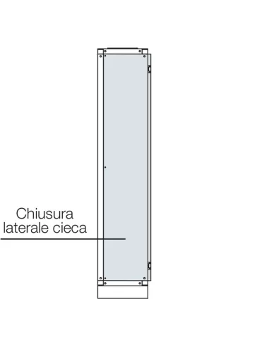 N 2 fermetures latérales x entretoises 600x165mm