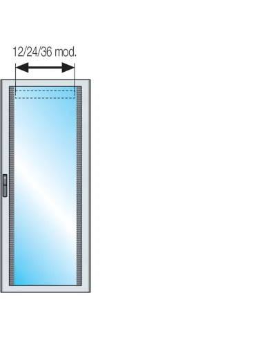 Porte vitrée 1800x600mm (hxl)