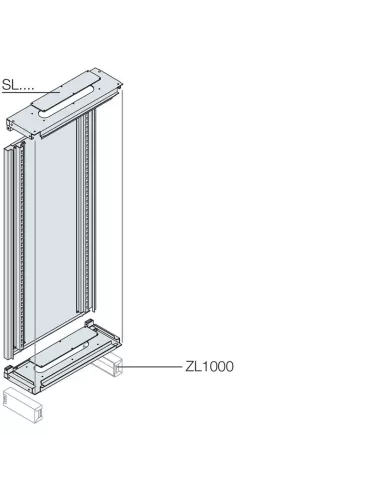 Abb sl1608 Bodenstruktur 1600 x 800 x 195 mm (HxBxT)