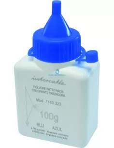 Intercable 7140322 poudre spéciale pour traces de roulement, bleue 100ml