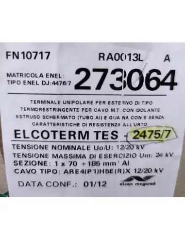 Elcoterm tes 2475//7 terminal unipolar mt are4 1x70 185mm matr 273064