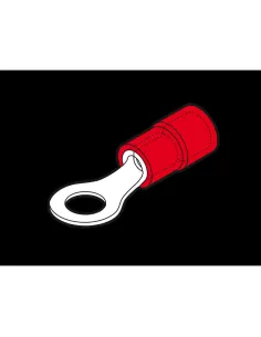 Cembre rf-m7 capocorda rosso ad occhiello vite 7mm in pvc