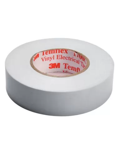 3m xe003412063 temflex 1500 - white 25x25x0.15 pvc tape