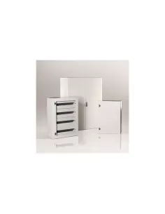 Eta st3515 cadre métallique 300x500x150 avec plaque inférieure ip66 nema4 ik10