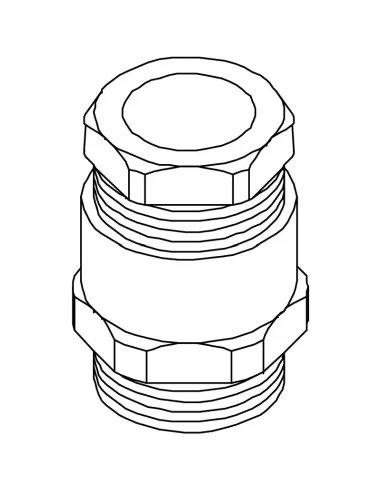 Obo 2082136 cable gland 163 ms pg13 5