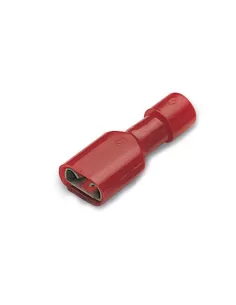 Cembre rf-f408p red female coupling 4.8x0.8 fully insulated