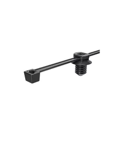 Hellermanntyton clamp 156-00104 fixing to pine t40rft8gsd black