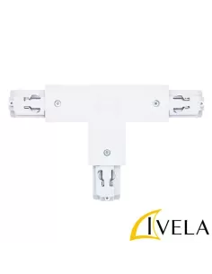 Ivela 7656-11-w31 T-Stück Bodenleiter links 850 weiß