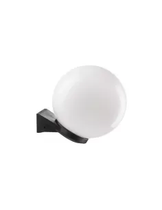 Ares italia 3ba1cliibk sfera bianco con braccio nero e27 60w ip44