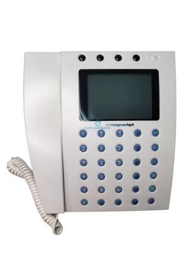 Bpt 66000310 im//t bb video intercom telephone b//w table white