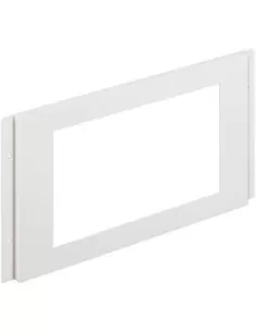 Panel Bticino flatwall 3761 blanco con líneas civ y din