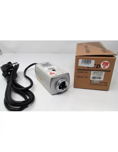 Videostar cámara de vídeo ccd color, sensor 1//3 420tvl 230vac fum970ce230