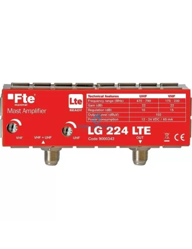Fte LG224LTE Lg224lte amp. palo 1 in. biii+uhf g.25db