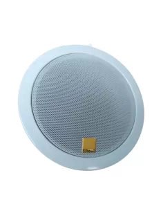 Tutondo kd505lb enceinte acoustique ronde amplifiée 1 voie blanc 8w 24v