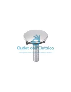 Gtl copriforo bombato per lavabo/bidet cromato