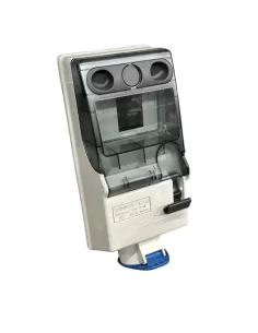 Bticino panel interlocked socket with din ip44 32a 2p t 230v cbd232/42