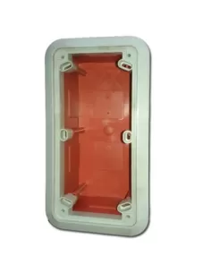 Gewiss built-in box for vertical interlocked sockets 16//32a without fuse holder base ip55 gw66683 interlocked