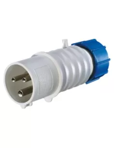 Gewiss enchufe móvil protegido 3p n t 16a 400v 6h cableado rápido gw61009 enchufes industriales