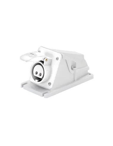 Gewiss fixed socket 90ø protected wall 3p 16a 42v 12h gw62541 industrial sockets