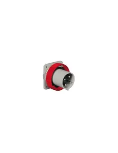 Enchufe cuadrado empotrable fijo Palazzoli 63a 2p t 220v 6h ip67 476307 clavijas//tomas industriales