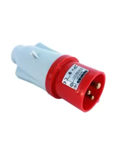 Enchufe movil protegido gewiss 2p t 16a 400v 9h ip44 gw60007