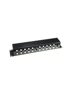 Marca Blanca cb-1u schwarz 1u Kabel-Organizer für Rack