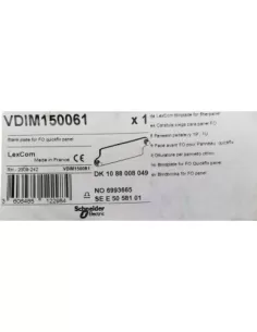 Placa ciega Schneider vdim150061 para actaxis óptica