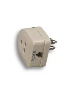 Fanton 27385 commutatore adsl spina//presa tripolare plug 6//2  accessori