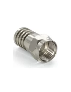 Telewire 4875 deep crimp f connector for 6.7mm cable