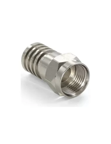 Telewire 4875 Tiefcrimp-F-Stecker für 6,7-mm-Kabel