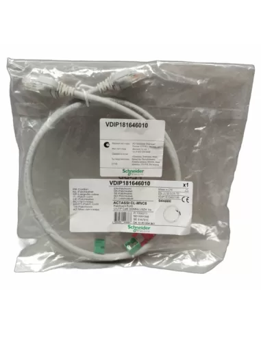 Schneider vdip181646010 pc u//utp 4p cat6 250 mhz lszh 1m