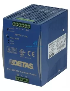 Detas gsaswd10-24 alimentatore switching 115/230vac 24vdc 10a