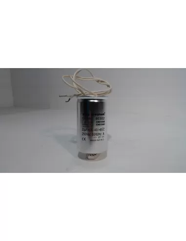 Beghelli capacitor ref 20mf 85 aluminum 80302