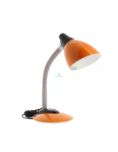 Tischlampe orange km80/silberne Tischlampe e14