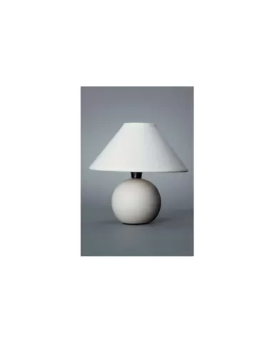 Philips 842406138 ceramic sphere table lamp with cream lampshade 40w