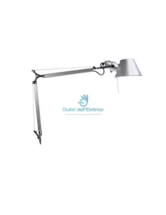 Artemide a006000 tolomeo table mini fl el 18w aluminium foncé