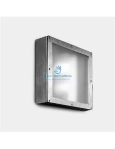 Viabizzuno f6 107 62 cubo 30 acciaio satinato