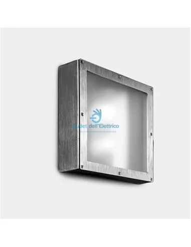 Viabizzuno f6 107 62 cubo 30 acero satinado