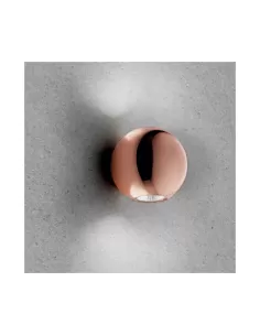 Linea light 6612 pelota wall lamp double emission 2xgu10 35w copper