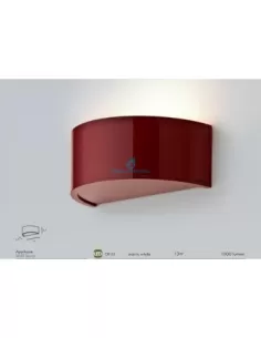 Exenia 302647010 Luna wall lamp double emission red lacquer qt-de 12 r7s max 80w