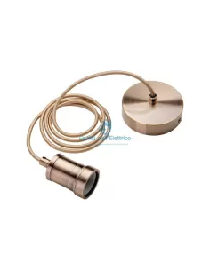 Wiva 31501149 Colgante de metal torneado e27 bronce cepillado