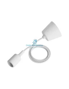 Wiva 31501114 Colgante silicona blanco e27