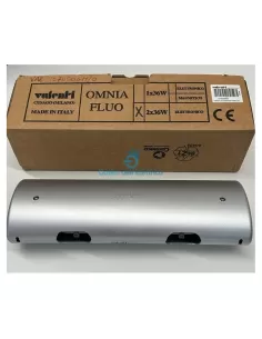 Valenti 107050gm/o omnia fluo spotlight 2x36w 2g11 electric gray
