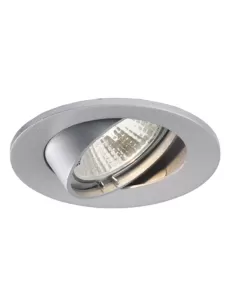 Lumiance 3073520 Foco oscilante plata mate 50w gu10 con lámpara