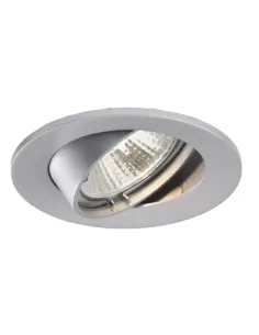 Lumiance 3073520 swing spotlight matt silver 50w gu10 with lamp