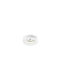 Gea luce Gfa590 round recessed fixture gu10 chalk