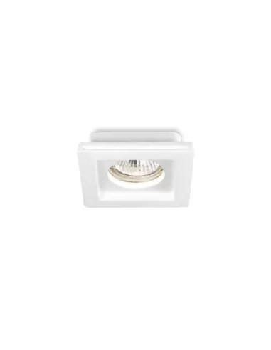 Gea luce gfa591 square downlight gu10 plaster