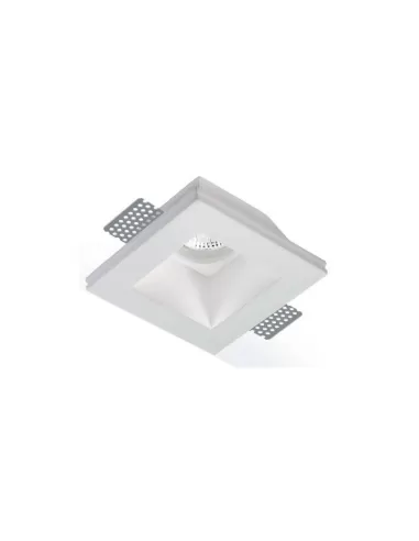 Gea luce gfa593 incasso quadrato  gu10 gesso