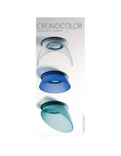 Artemide l648650 Cronocolor aus transparentem Tieste-Glas