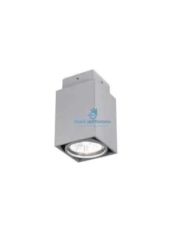 Gea luce gfa477 faretto incasso quadrato grigio